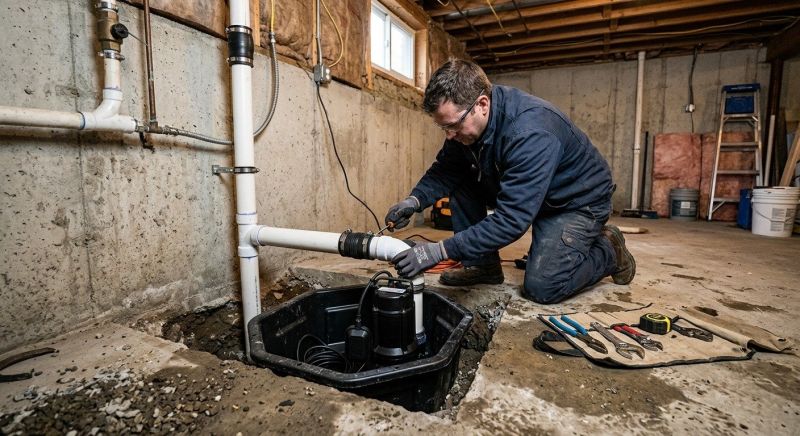Sump Pump Plumbing in Warwick, RI